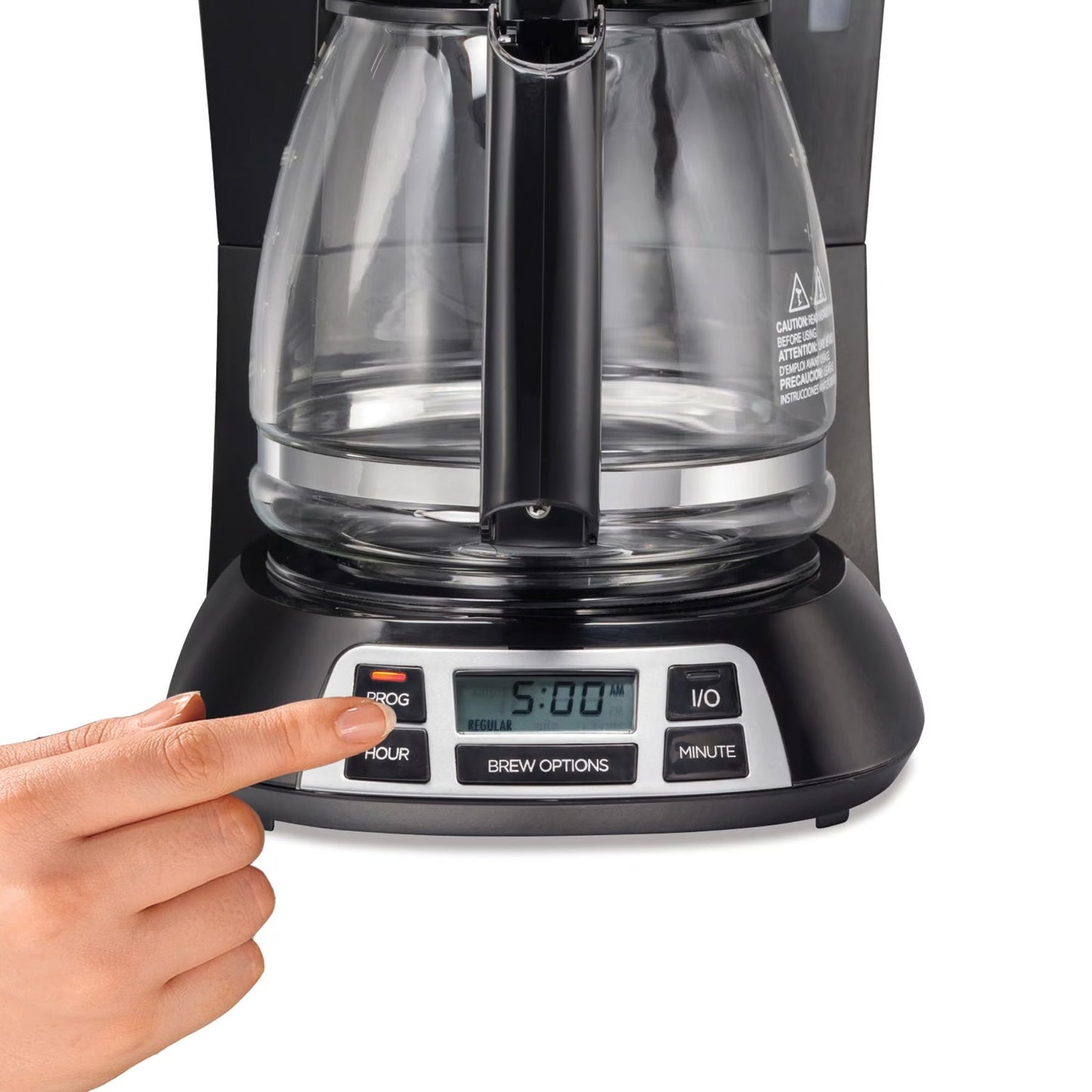 Cafetera 12 Tazas De Filtro Programable Hamilton Beach 49630G