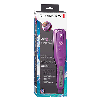 Plancha De Cabello En Ceramica Remington Wet 2 Straight S8001P