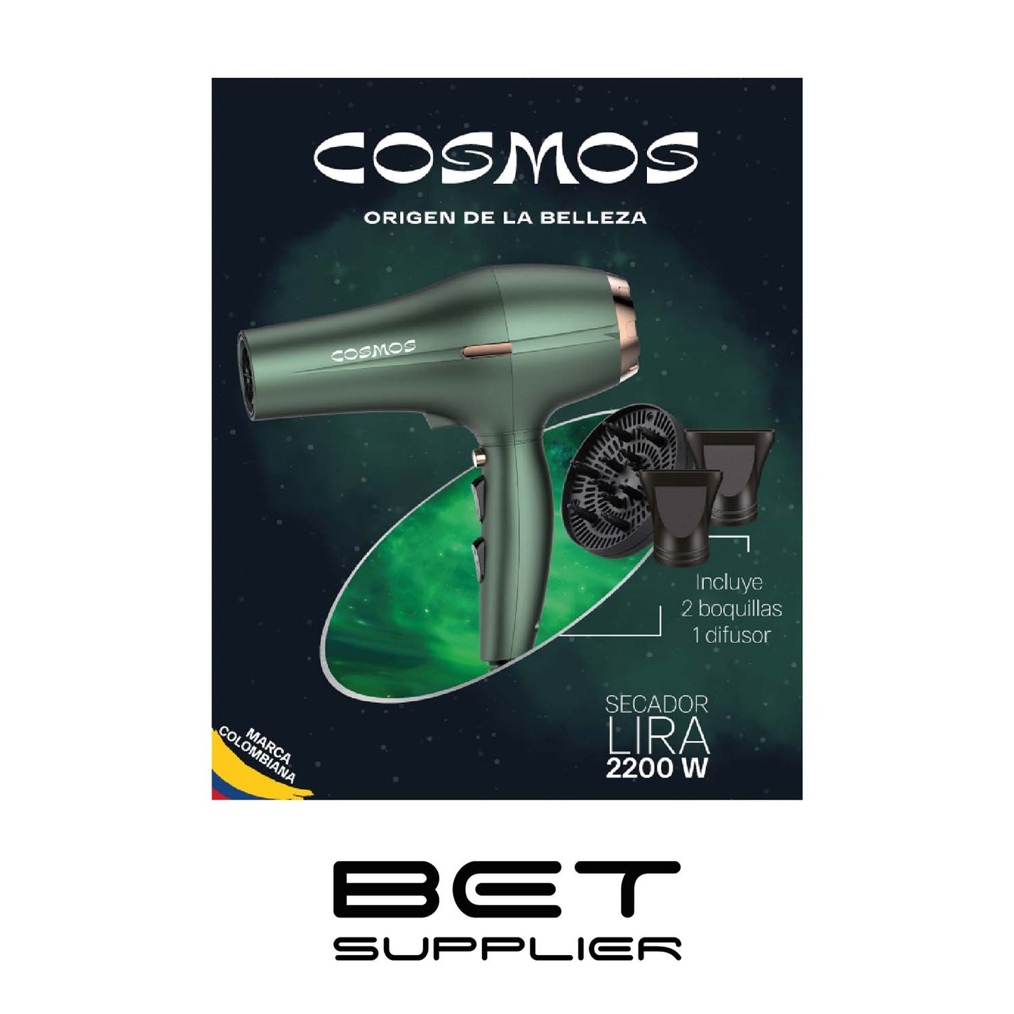 Secador Para Cabello Profesional CMS Cosmos Lira