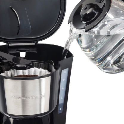 Cafetera 12 Tazas De Filtro Programable Hamilton Beach 49630G