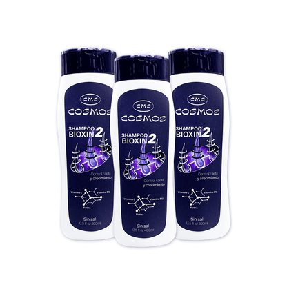 Shampoo Anticaída Femenino CMS Cosmos Bioxin 2 PAGA 2 LLEVA 3