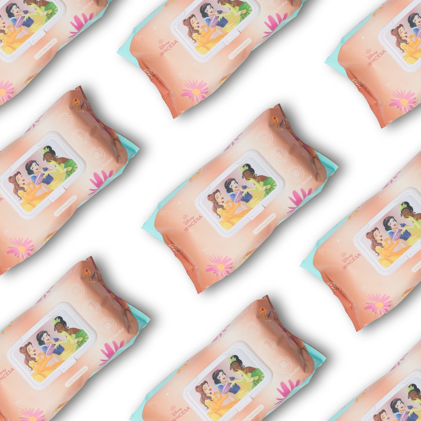 Pack x 12 Pañitos Húmedos Disney Cosmos Princesas Niña