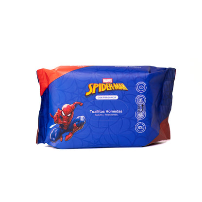 PAÑITOS HÚMEDOS SPIDERMAN X 24 CMS-0133